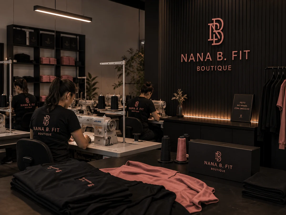 Produção própria da NanaBFit em Joinville, Santa Catarina