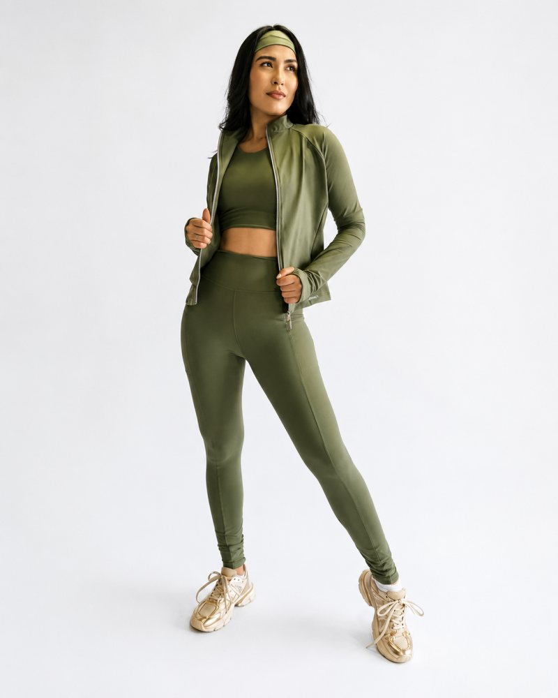 Legging Move - green army